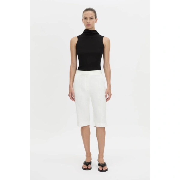 Camilla and Marc Arlowe Capri Pant in Soft White, view 2 | Tailored pants | Coveti