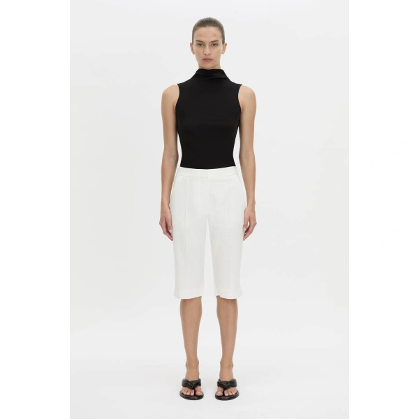Camilla and Marc Arlowe Capri Pant in Soft White, view 5 | Tailored pants | Coveti