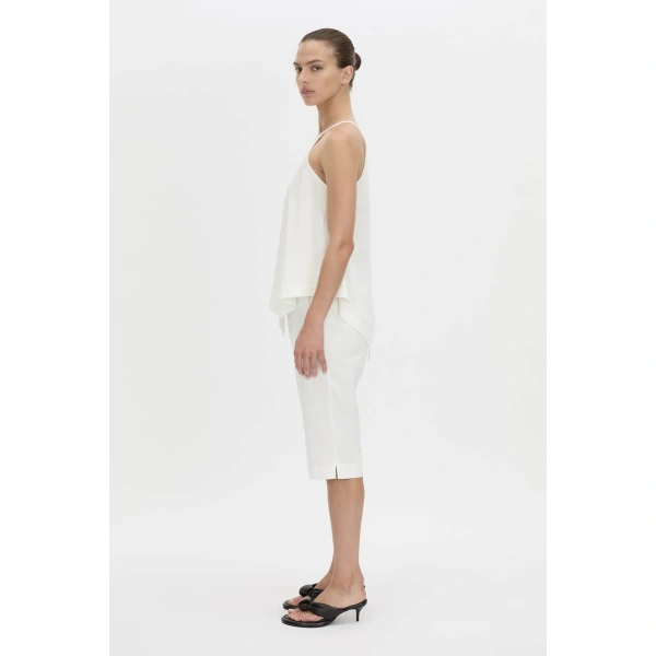 Camilla and Marc Arlowe High Neck Top in Soft White, view 5 | Sleeveless | Coveti