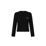 Camilla and Marc Carmine Fitted Long Sleeve Tee in Black | Long Sleeve | Coveti