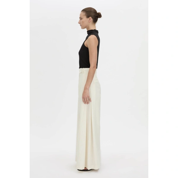 Camilla and Marc Casey Pant in Cream Stripe, view 6 | Wide leg pants | Coveti