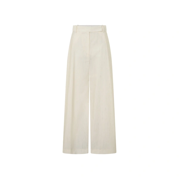 Casey Pant in Cream Stripe