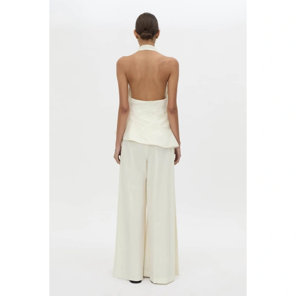 Camilla and Marc Casey Top in Cream Stripe, view 6 | Sleeveless | Coveti