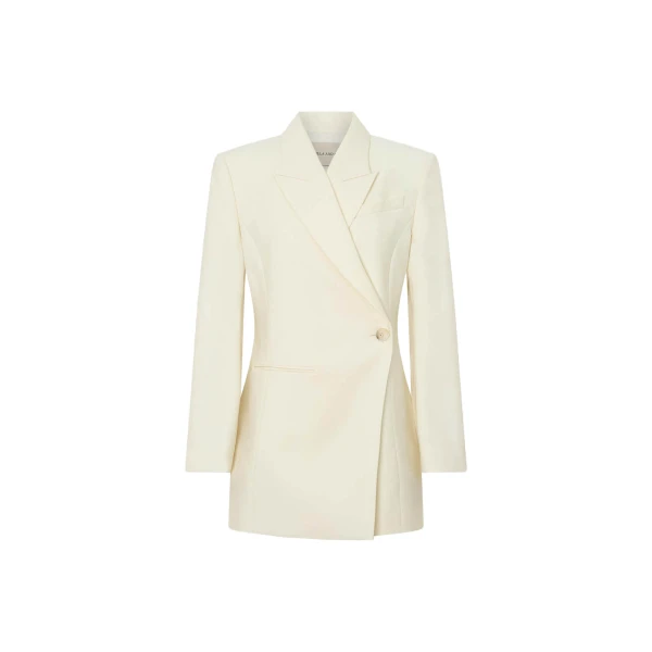 Chase Blazer Dress in Cream