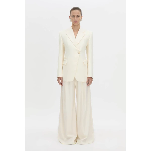 Camilla and Marc Chase Blazer in Cream, view 4 | Blazers | Coveti