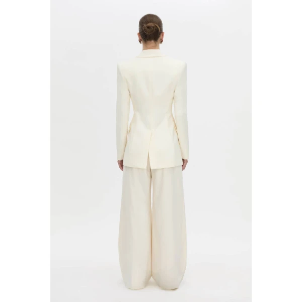 Camilla and Marc Chase Blazer in Cream, view 6 | Blazers | Coveti
