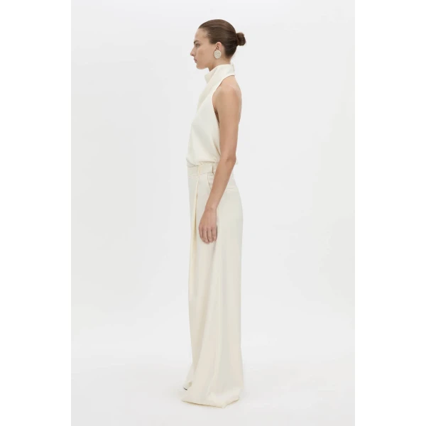Camilla and Marc Chase Wide Leg Pant in Cream, view 6 | Wide leg pants | Coveti