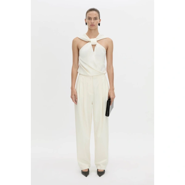 Camilla and Marc Cicero Pant in Cream, view 6 | Tailored pants | Coveti