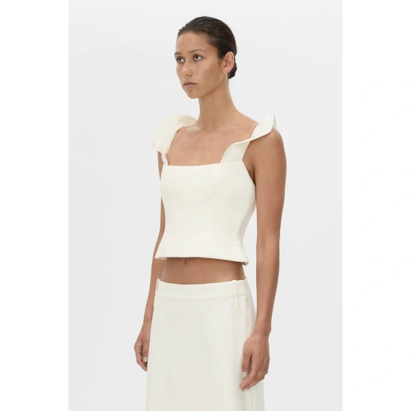 Camilla and Marc Cicero Top in Cream, view 3 | Sleeveless | Coveti