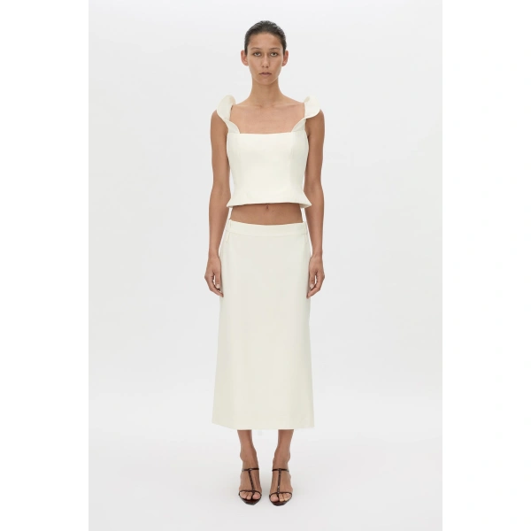 Camilla and Marc Cicero Top in Cream, view 4 | Sleeveless | Coveti
