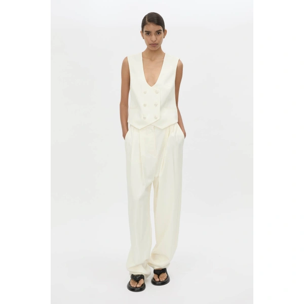 Camilla and Marc Cicero Vest in Cream, view 4 | Vests | Coveti