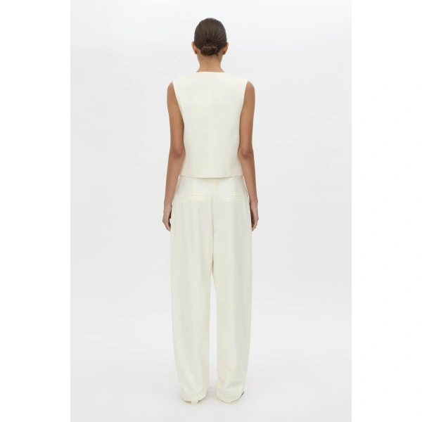 Camilla and Marc Cicero Vest in Cream, view 6 | Vests | Coveti
