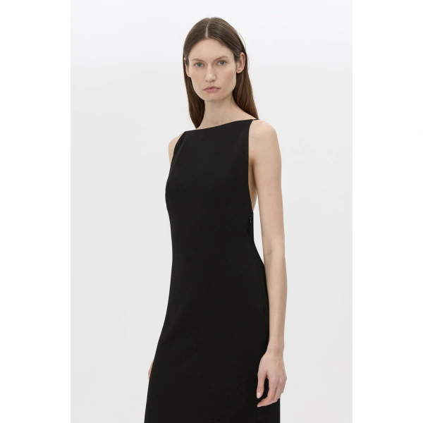 Camilla and Marc Dana Dress in Black, view 3 | Midi Dresses | Coveti