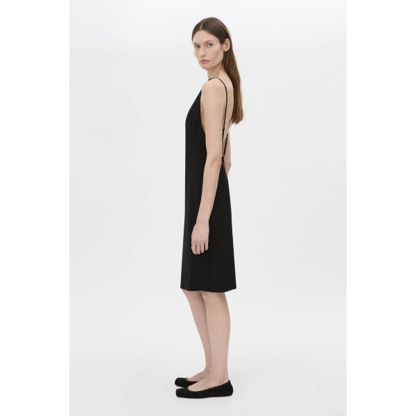 Camilla and Marc Dana Dress in Black, view 5 | Midi Dresses | Coveti
