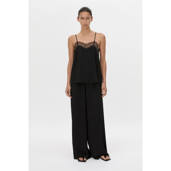 Camilla and Marc Dana Pant in Black, view 4 | Wide leg pants | Coveti