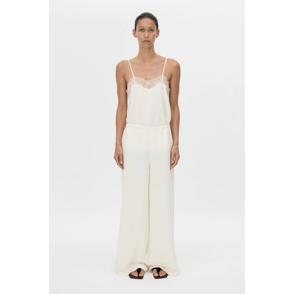 Camilla and Marc Dana Pant in Cream, view 2 | Wide leg pants | Coveti