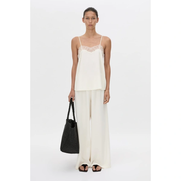 Camilla and Marc Dana Pant in Cream, view 4 | Wide leg pants | Coveti