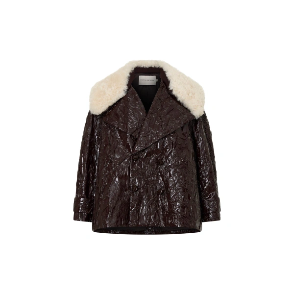 Camilla and Marc Diaz Jacket in Deep Burgundy | Jackets | Coveti
