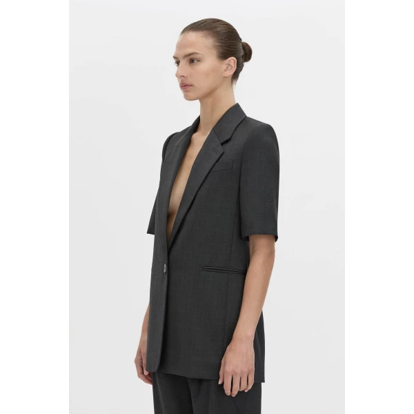 Camilla and Marc Emika Blazer in Charcoal, view 3 | Blazers | Coveti