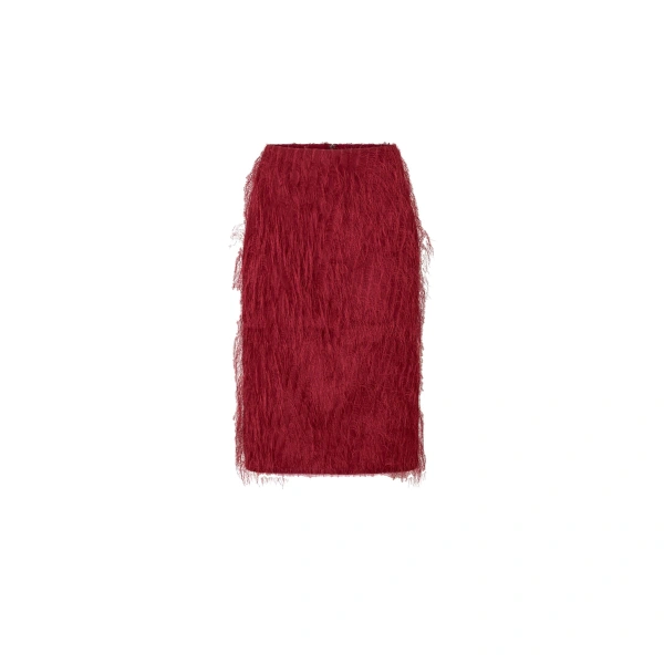 Evia Skirt in Lipstick Red