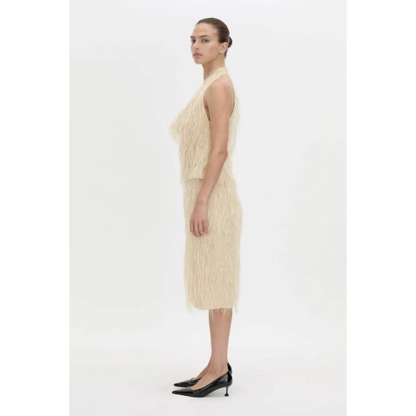 Camilla and Marc Evia Top in Golden Beige, view 6 | Sleeveless | Coveti