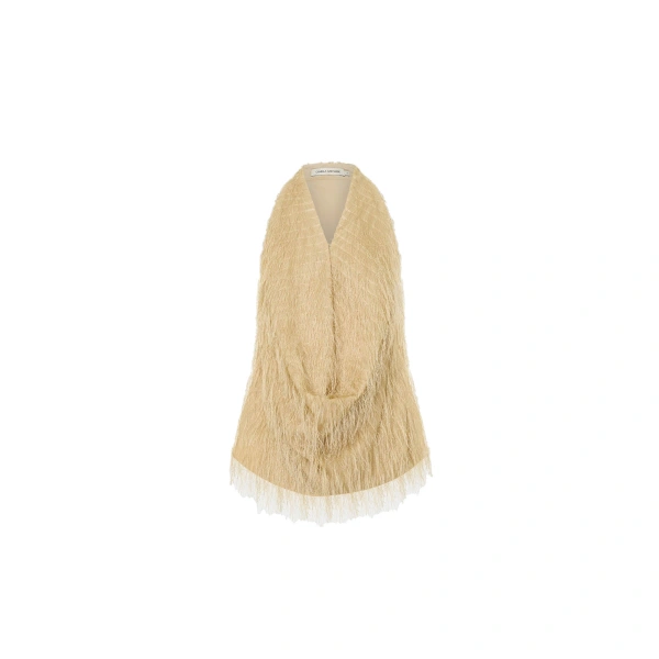 Evia Top in Golden Beige