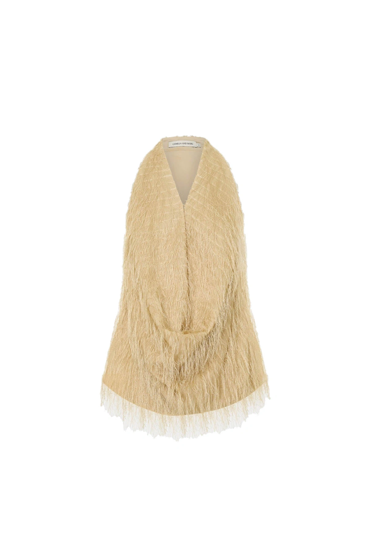 Camilla and Marc Evia Top in Golden Beige Camilla and Marc Evia Top in Golden Beige | Sleeveless | Coveti