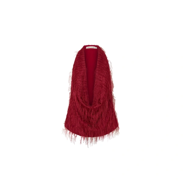 Evia Top in Lipstick Red