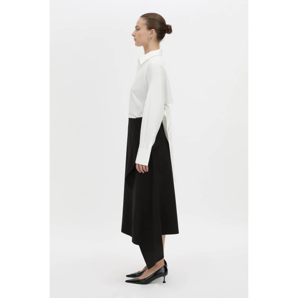 Camilla and Marc Fable Drape Skirt in Black, view 5 | Skirts | Coveti