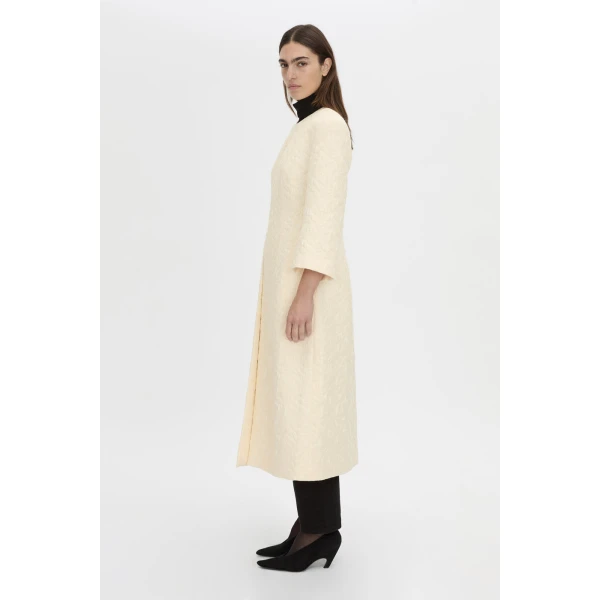 Camilla and Marc Gracia Coat in Cream, view 6 | Coats | Coveti
