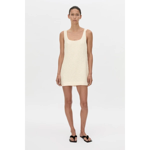 Camilla and Marc Gracia Mini Dress in Cream, view 5 | Mini Dresses | Coveti
