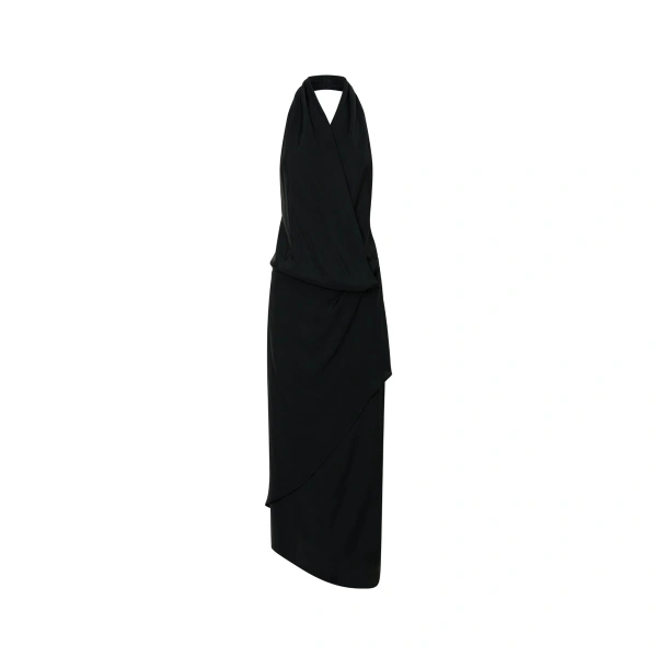 Lawrence Midi Dress in Black
