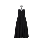 Camilla and Marc Lira Midi Dress in Black | Midi Dresses | Coveti
