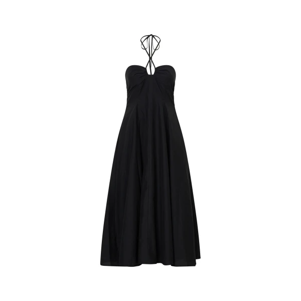 Lira Midi Dress in Black