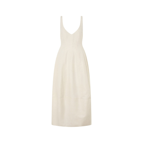 Mala Midi Dress in Cream