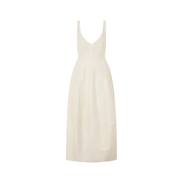 Camilla and Marc Mala Midi Dress in Cream | Midi Dresses | Coveti