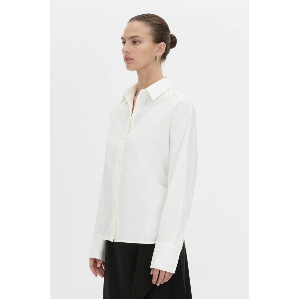 Camilla and Marc Milo Tie Back Shirt in Soft White, view 3 | Shirts | Coveti