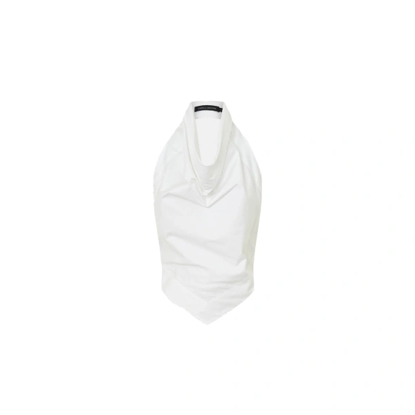 Camilla and Marc Onesto Cowl Neck Backless Top in Soft White | Sleeveless | Coveti