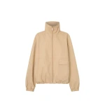 Camilla and Marc Oren Funnel Neck Jacket in Ochre Stripe | Jackets | Coveti
