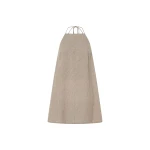 Camilla and Marc Phostre Halter Mini Dress in Sand | Mini Dresses | Coveti