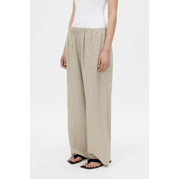 Camilla and Marc Phostre Relaxed Pant in Sand, view 3 | Wide leg pants | Coveti