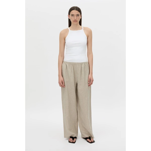 Camilla and Marc Phostre Relaxed Pant in Sand, view 5 | Wide leg pants | Coveti