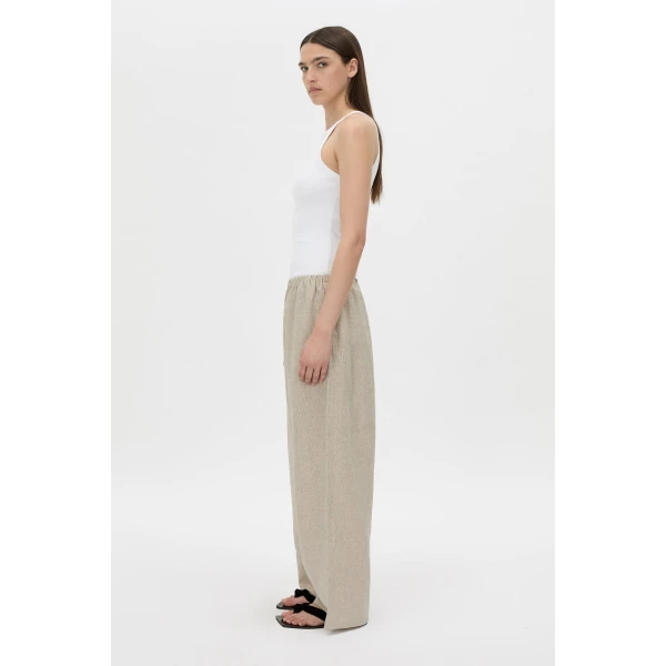 Camilla and Marc Phostre Relaxed Pant in Sand, view 6 | Wide leg pants | Coveti