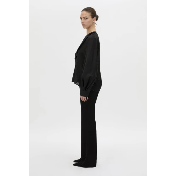 Camilla and Marc Rene Long Sleeve Top in Black, view 5 | Long Sleeve | Coveti