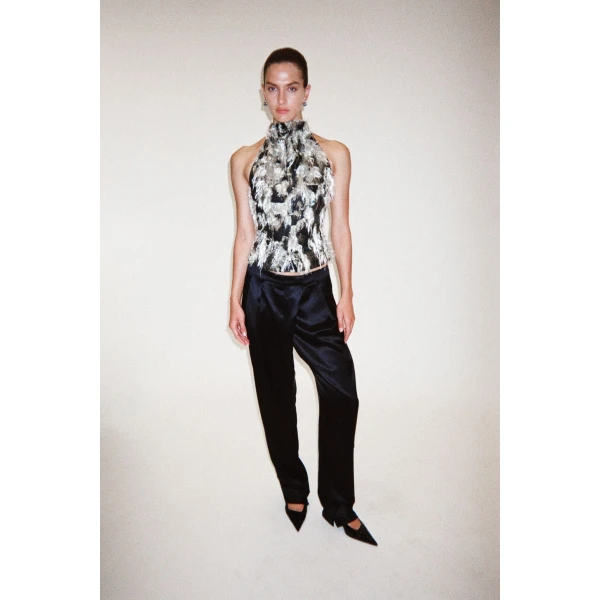 Camilla and Marc Reni Top in Navy Multi, view 4 | Sleeveless | Coveti