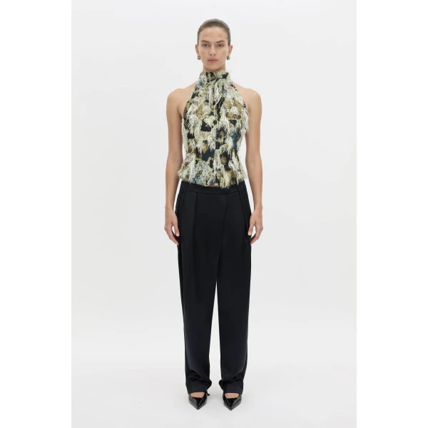 Camilla and Marc Reni Top in Navy Multi, view 6 | Sleeveless | Coveti