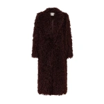Camilla and Marc Renley Shawl Collar Coat in Burgundy | Coats | Coveti