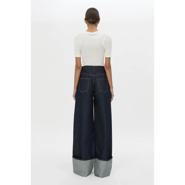 Camilla and Marc Riley Denim Jean in Indigo, view 6 | Denim | Coveti