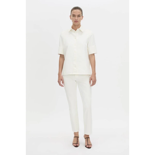 Camilla and Marc Santos Denim Shirt in Salt, view 2 | Shirts | Coveti