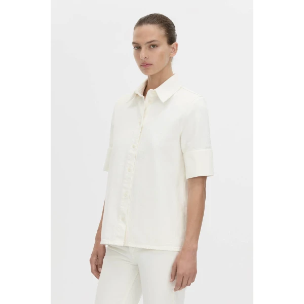 Camilla and Marc Santos Denim Shirt in Salt, view 3 | Shirts | Coveti